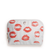 1ST EDITION MAKEUP BAG LIP PRINT CANVAS MAKEUP BAG
