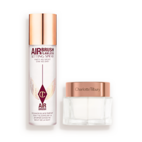CHARLOTTE’S MAGIC CREAM & SETTING SPRAY DUO SKINCARE & MAKEUP KIT