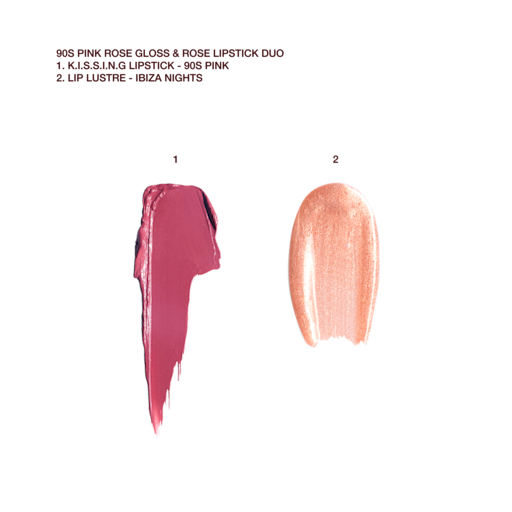GLOSS & LIPSTICK DUO 90s PINK