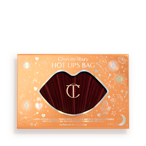 HOT LIPS BAG MAKEUP BAG & LIP KIT