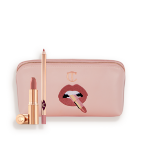 PILLOW TALK LIP KIT & MAKEUP BAG ICONIC MAKEUP KIT